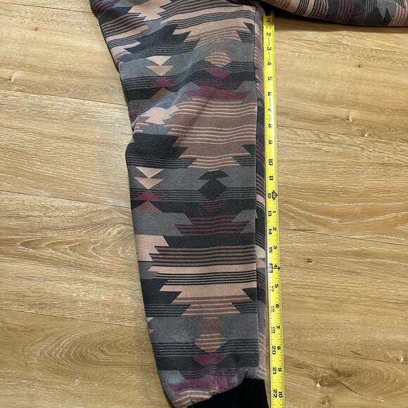 Big Ball Sports Men's Aztec Sherpa Lined Full Zipper Hooded Jacket - Picture 6 of 8